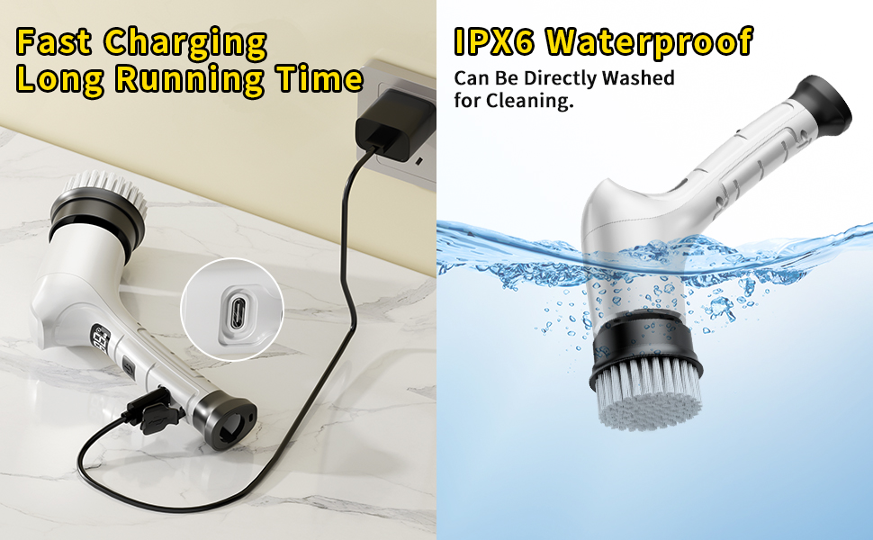 electric scrub brush for cleaning