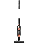 Candy Corded Stick Vacuum Cleaner, Powerful Suction Handheld Vacuum with One-Click Dust Disposal,...