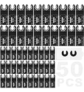 VEVOR 50PCS Oscillating Saw Blades, Universal Quick Release Oscillating Saw Blades, Multitool Too...
