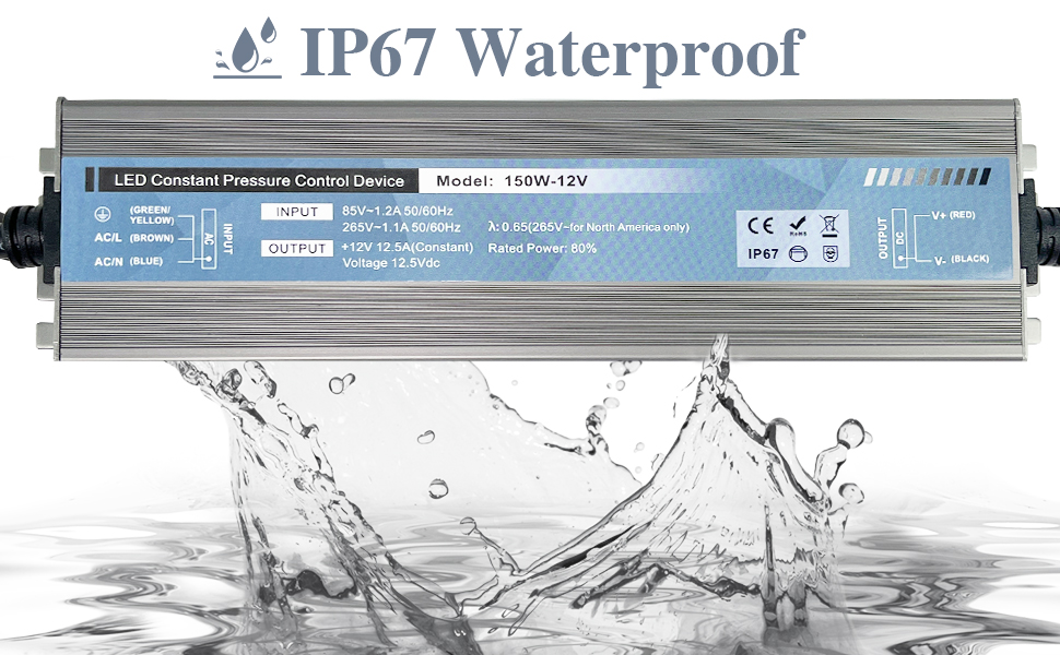 low voltage transformer waterproof ip67 power supply transformer adapter