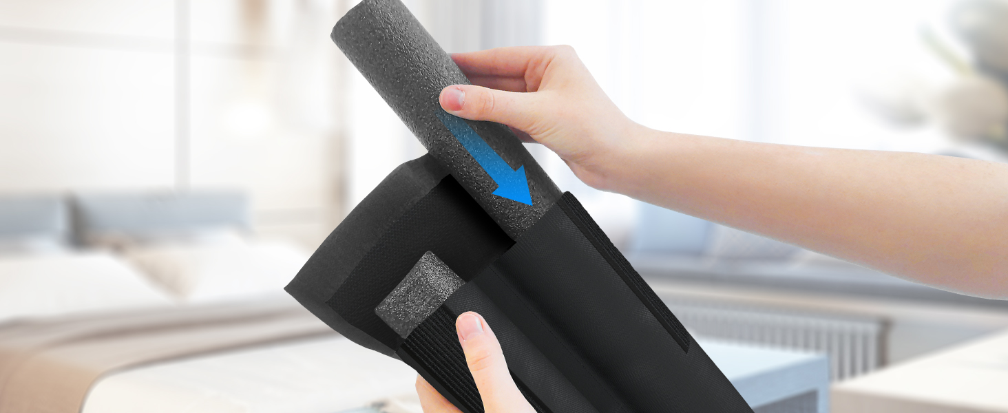 Door heat stoppers for bottom of door, under the door sound blocker, door breeze blocker under door