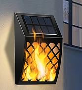 Solar Flame Wall Lights