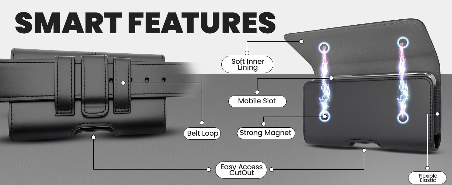 leather cell phone holster phone pouch cell phone case
