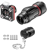 CNLINKO BD-20 Industrial Waterproof Connector IP68 Circular Connector Built-in Socket Aviation Co...