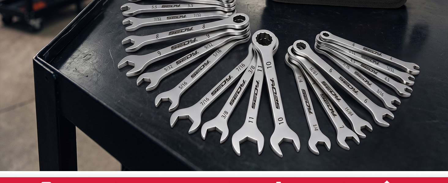 Premium Midget Wrench Set