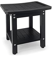 Meluvici Shower Bench Seat, HDPS Shower Stool for Inside Shower to Sit on, Waterproof Shower Chai...