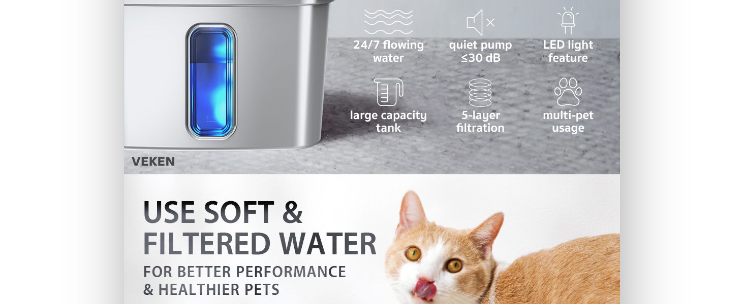 pet water fountain for cats cat waterer fountain cat fountains for drinking