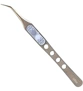 ALLEX Precision Tweezers Japanese Stainless Steel Professional Tweezers [Titanium Coating], Made ...