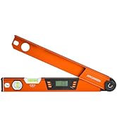 JORGENSEN Digital Angle Finder, Multi Angle Finder Tool with Backlit LCD, Protractor Digital Leve...