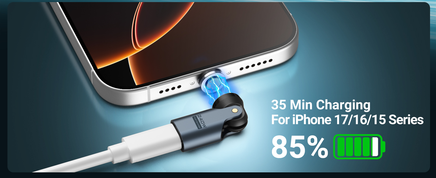 usb-c magnetic adapter right angle