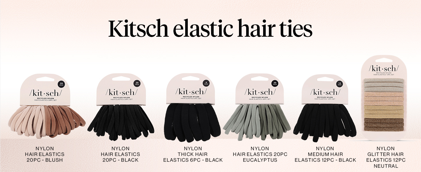 woman girl beuty kit mom little hair tie no crease thin rubber band big no breakage pony tails