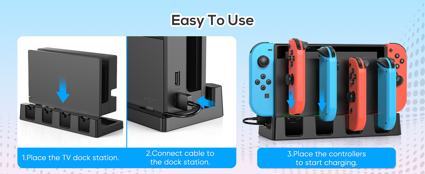 nintendo switch charging dock