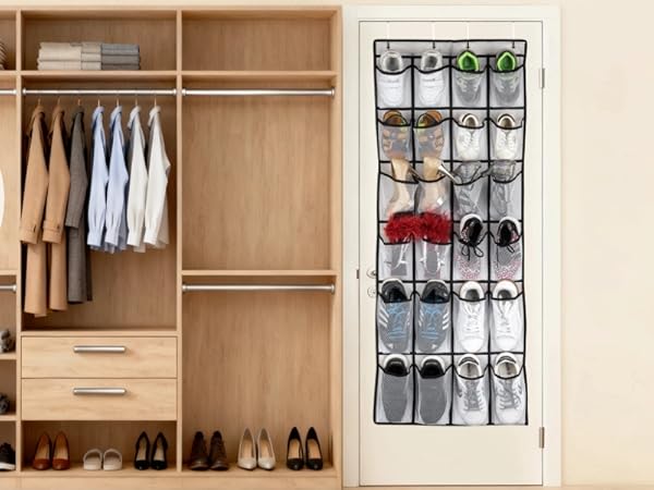 SAVERHO Over The Door Shoe Organizer
