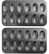 Bellemain Madeleine Pan | 12-Well Madeleine Mold Makes 12 Madeleine Cookies | Nonstick Tea Cake P...