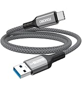 FEMORO USB A to USB C Data Cable 3ft, USB 3.1/3.2 Gen 2 A to Type C 10Gbps High Speed Data Transf...