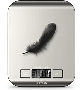 Ultrean Food Scale, Digital Kitchen Scale Weight Grams and Ounces for Baking Cooking and Meal Pre...