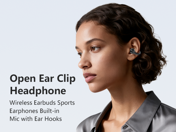 Open Ear Clip Headphone
