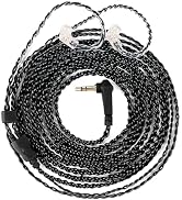 Kinboofi CCZ C01 2M High-Purity OFC IEM Cable,ZS10 Pro 2M Long in Ear Monitor IEM Earphone Cable,...