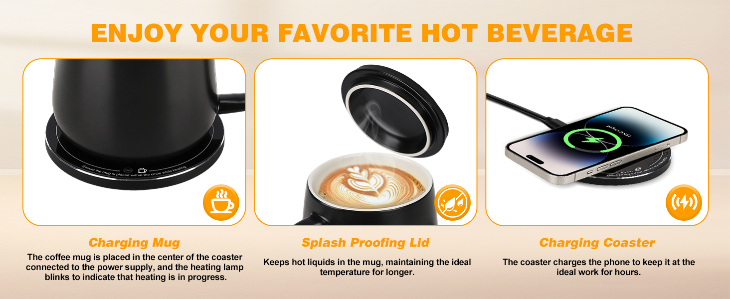 coffee time constant temperature mug