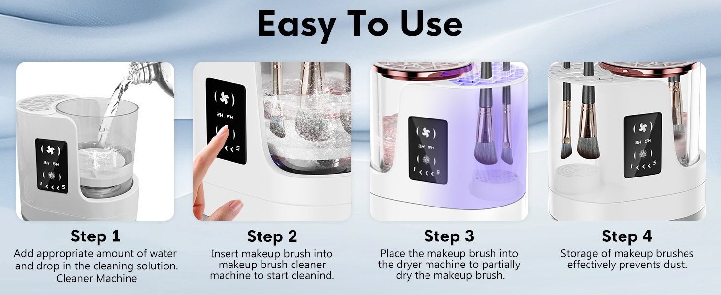 electric makeup brush cleaner