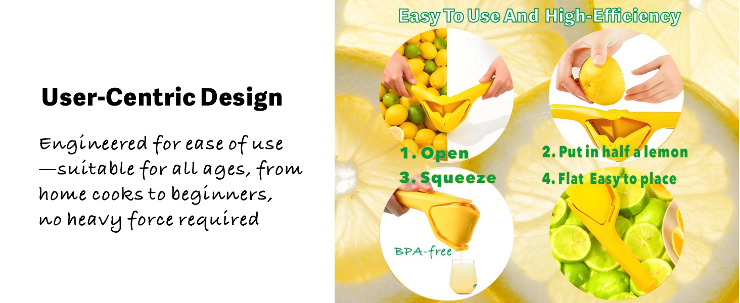juicer squeezer lemon press fold flat citrus orange lime squeeze fluicer manual fruit juice