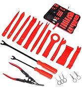 CZJCMECH 19Pcs Trim Removal Tool Kit, Auto Clip Pliers Fastener Remover Set,Plastic Pry Tool Repa...