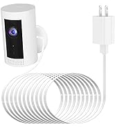 ALERTCAM Power Adapter for Ring Indoor Cam and All-New Ring Indoor Cam (2nd Gen), with 25Ft/7.5m ...