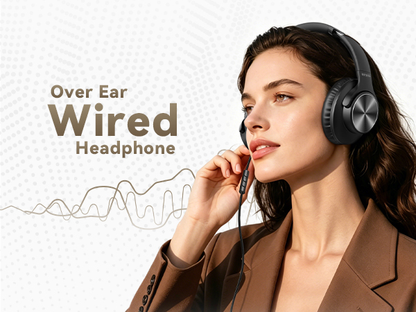 Over Ear wired Headphone