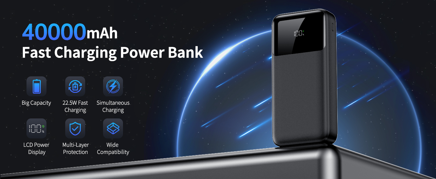 Portable Charger 40000mAh