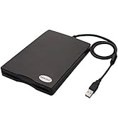 USB External Floppy Disk Reader Drive, 3.5" Portable 1.44 MB FDD Diskette Drive for Windows 7/8/2...
