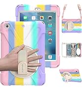 BRAECN for iPad mini 2 Case,iPad mini 3 Shockproof Kid Case with 360 Rotating Stand Hand Strap, C...