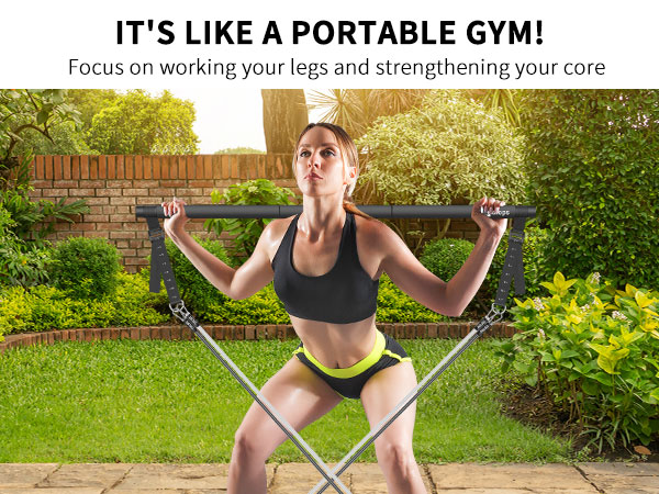 pilates sculpt bar , est fitness equipment ,portable workout machine ,beginner pilates bar