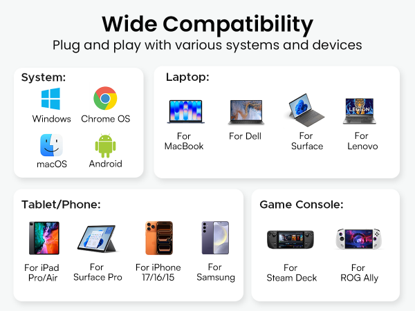 Wide Compatibility