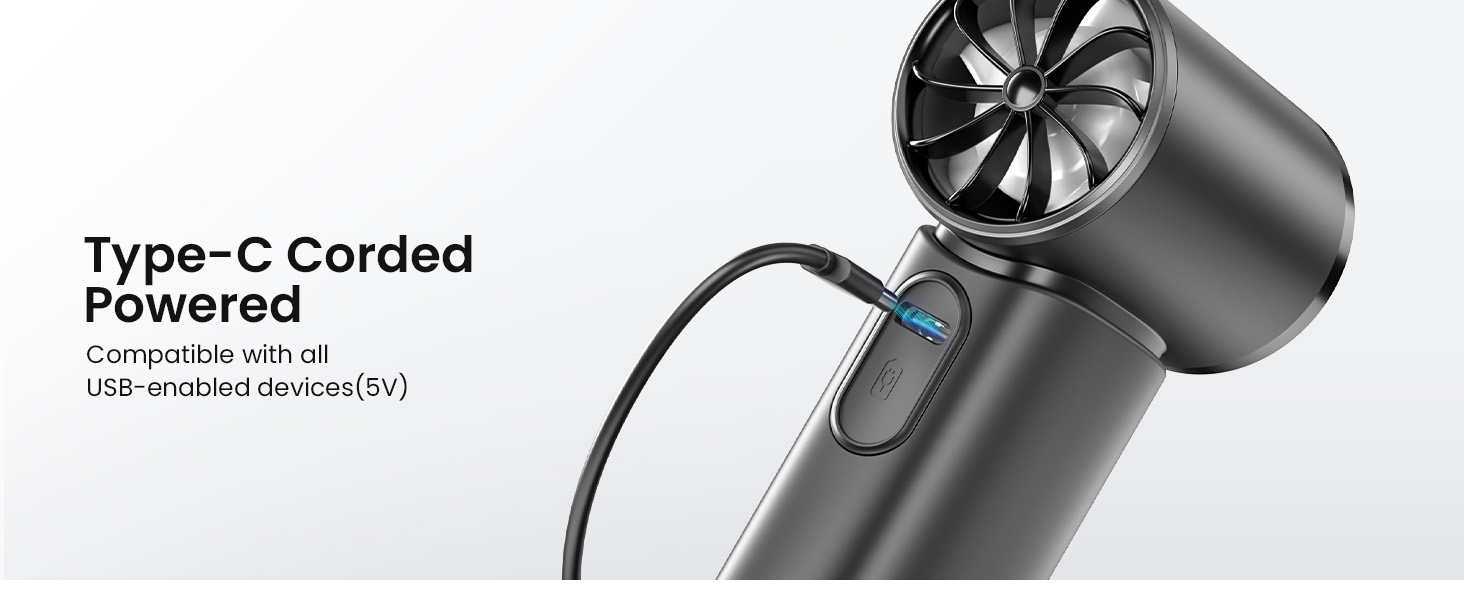 Type-C Corded Powered