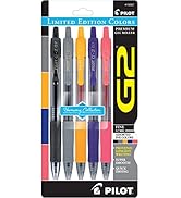 PILOT G2 Harmony Ink Collection Limited Edition Retractable Gel Pens, 0.7mm, Fine Point, Assorted...