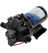 Ceelpeopar 12 Volt Sprayer Pump, Chemical and Corrosion Resistant, 5.5GPM 60PSI 10 Amps Soft Wash...