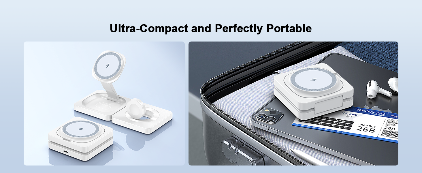 3-1 wireless charging station apple magsafe