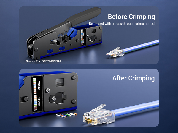 best used with all-in-one rj45 crimpers