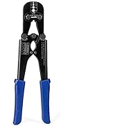 IWISS Swaging Tool, Wire Rope Crimping Tools for Aluminum Copper Duplex Hourglass Sleeves, Stop B...
