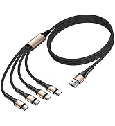 SIQIWO USB C to USB A Cable Fast Charging [2-Pack 4ft], QC 3.0 USB Type C Sync Cord with 4 USB C ...