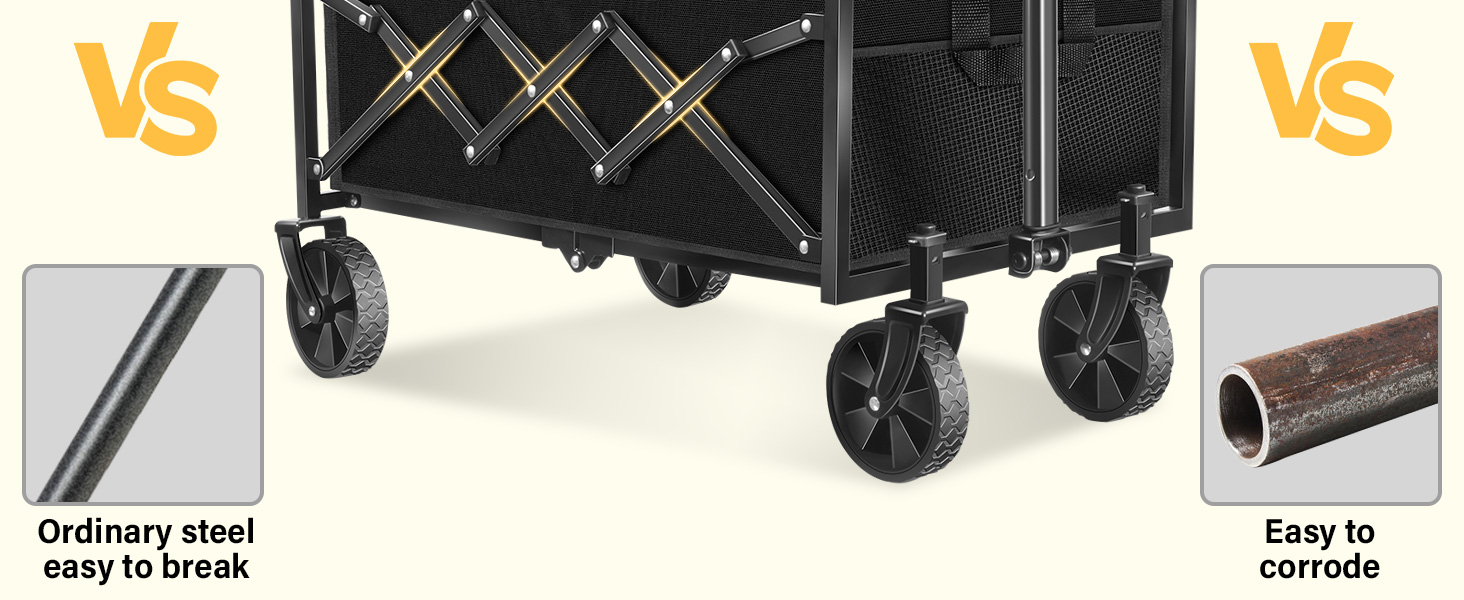 folding wagon cart with wheels, foldable wagon cart with wheels, collapsible wagon cart
