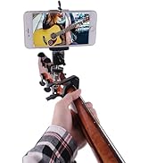 phone holder for Guitar Capo Android and iPhone Compatible Dock Headstock Neck Clamp Cell Phone m...
