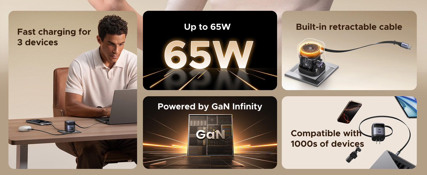 Fast charging for 3 devices