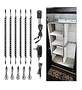 TORCHSTAR LED Safe Light Kit 12Inch, Motion Sensor Linkable Light Bars, 6 Slim Extendable LED Lig...