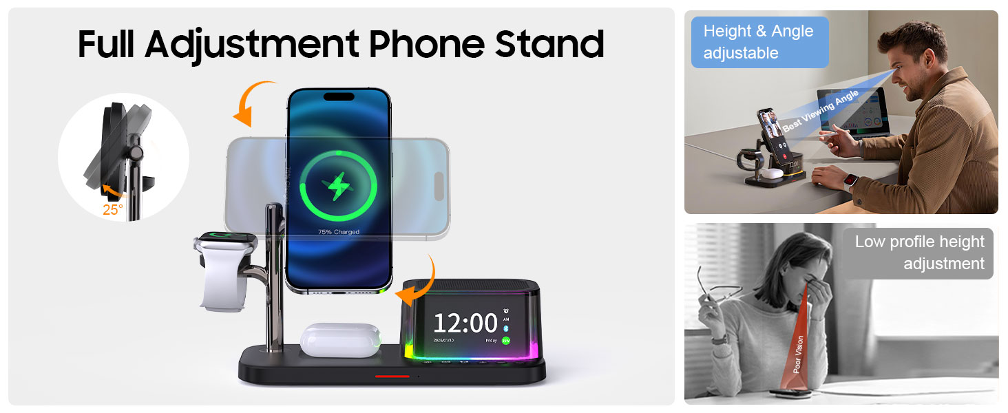 Brightness Adjustable Time Display