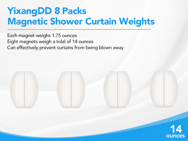 magnetic shower curtain weights