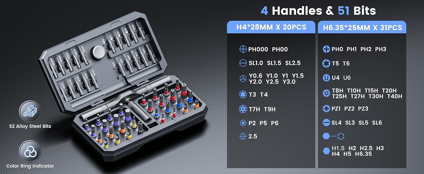 55 in 1 screwdriver set