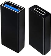 Duttek USB C to USB 3.0 Adapter, USB to USB C Adapter, USB 3.0 Female to USB C Female Adapter Con...