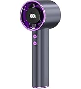 Mulstio Portable Handheld Fan with 100 Speeds, Turbo Personal Mini Fan with Digital Display, USB ...