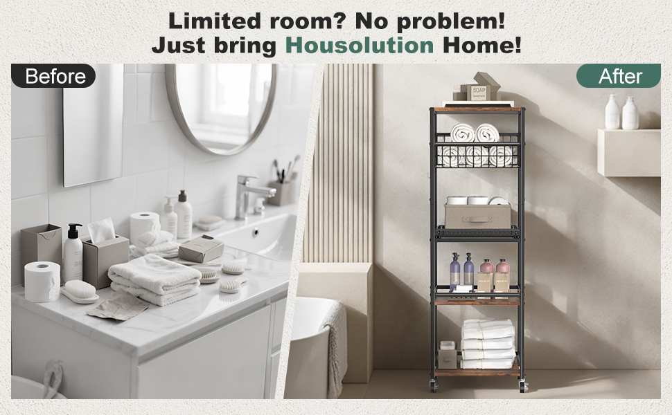 kitchen storage rack with wheels